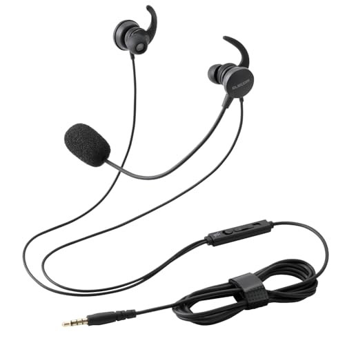 Amazon.co.jp: エレコム 有線ヘッドセット 3.5mm 4極ミニプラグ マイク